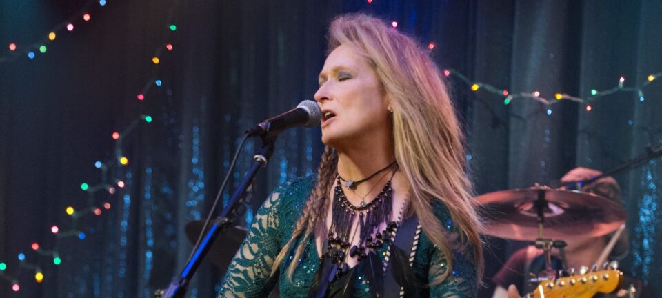 Ricky (Meryl Streep) performs at the Salt Well in a scene from Ricki and the Flash.