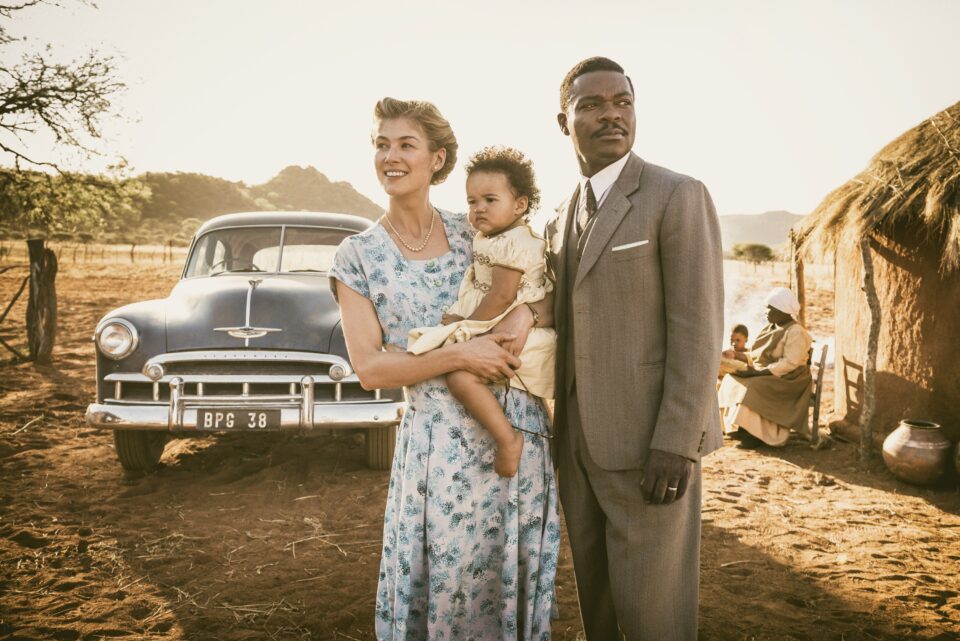 Rosamund Pike (Ruth) and David Oyelowo (Seretse) in A UNITED KINGDOM