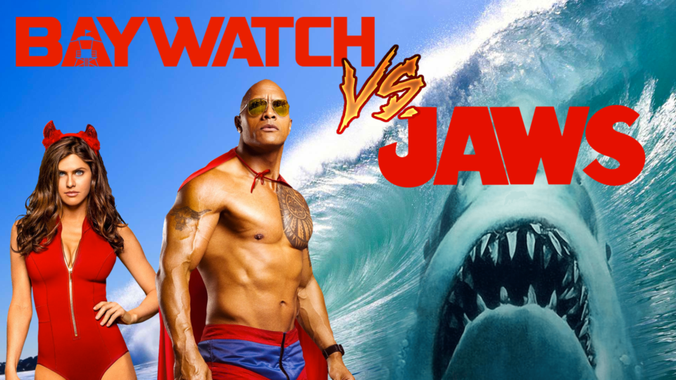 baywatch v jaws